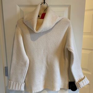Cozy White Holt Renfrew Turtleneck Sweater